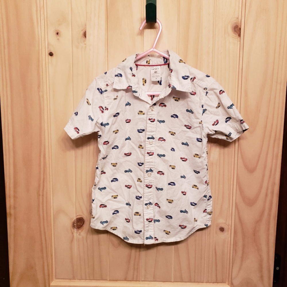 Boys short sleeve button down shirt